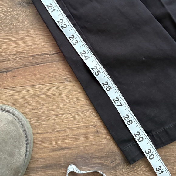 Zara DNWR Black Chino Pants Men's Size 36 Slim Fit Stretch - Picture 6 of 6